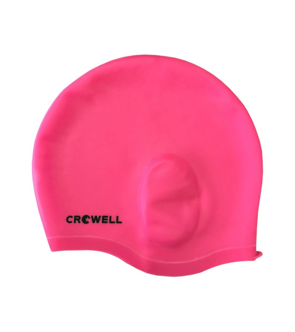 Swimming cap Crowell Ucho Bora pink col.5