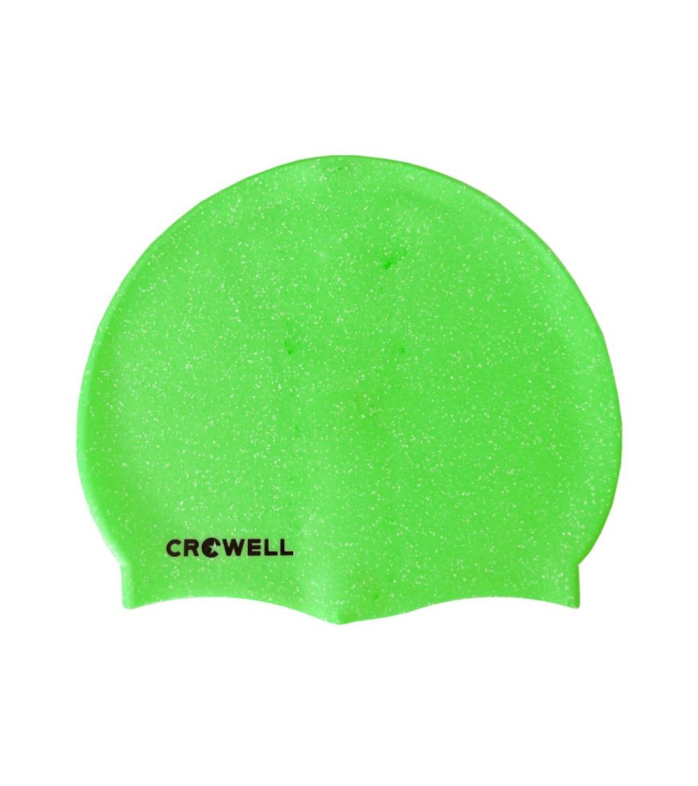 Silicone swimming cap Crowell Recycling Pearl light green col.8