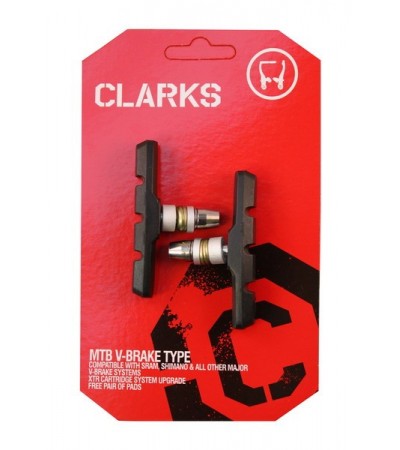 Klocki hamulcowe CLARKS CP510, 70mm, Warunki Suche, MTB, V-brake, Czarne