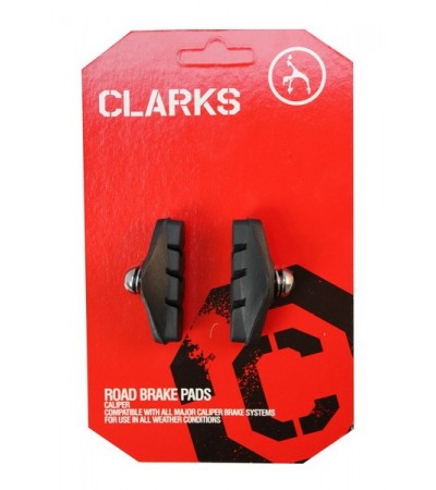 Klocki hamulcowe CLARKS CP250 dla Shimano/Campagnolo, 50mm, Warunki Suche, Szosa, Czarne