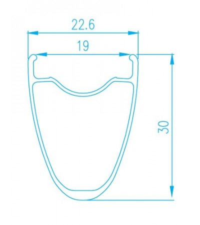 Koła szosowe ALEXRIMS RXD3, H. tarczowy IS, Sztywna oś 12X100/R12X142, Stożek 30mm, 700C  622-19, TRS, Aluminium, Cieniowane szp