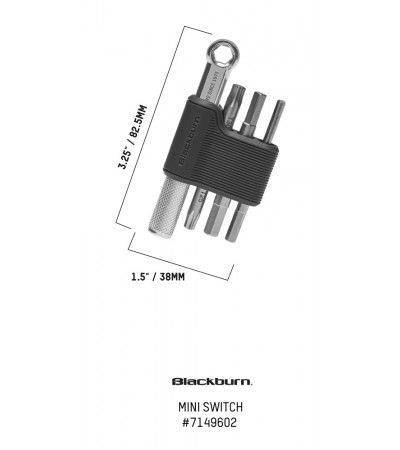 Kluczyk podręczny BLACKBURN MINI SWITCH TOOL 4 funkcje grafitowy (NEW)