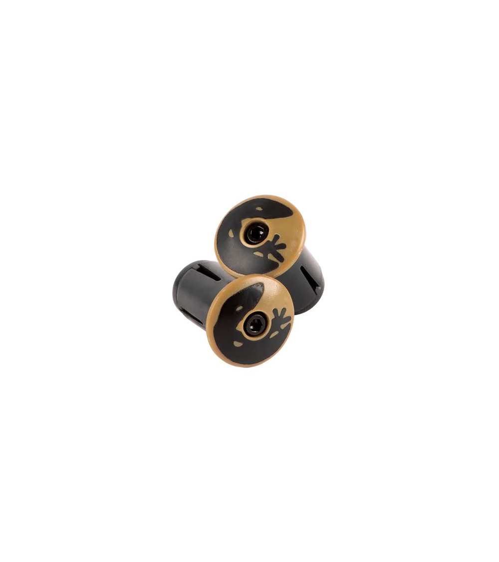 Korki do kierownicy LIZARDSKINS Road Bar End Plugs - Vegas Gold para (NEW 2023)