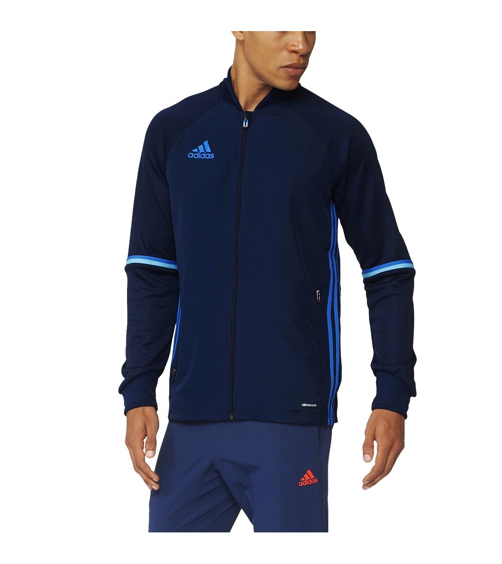 BLUZA adidas CONDIVO 16 TRAINING TOP  granatowo/niebieska /AB3066