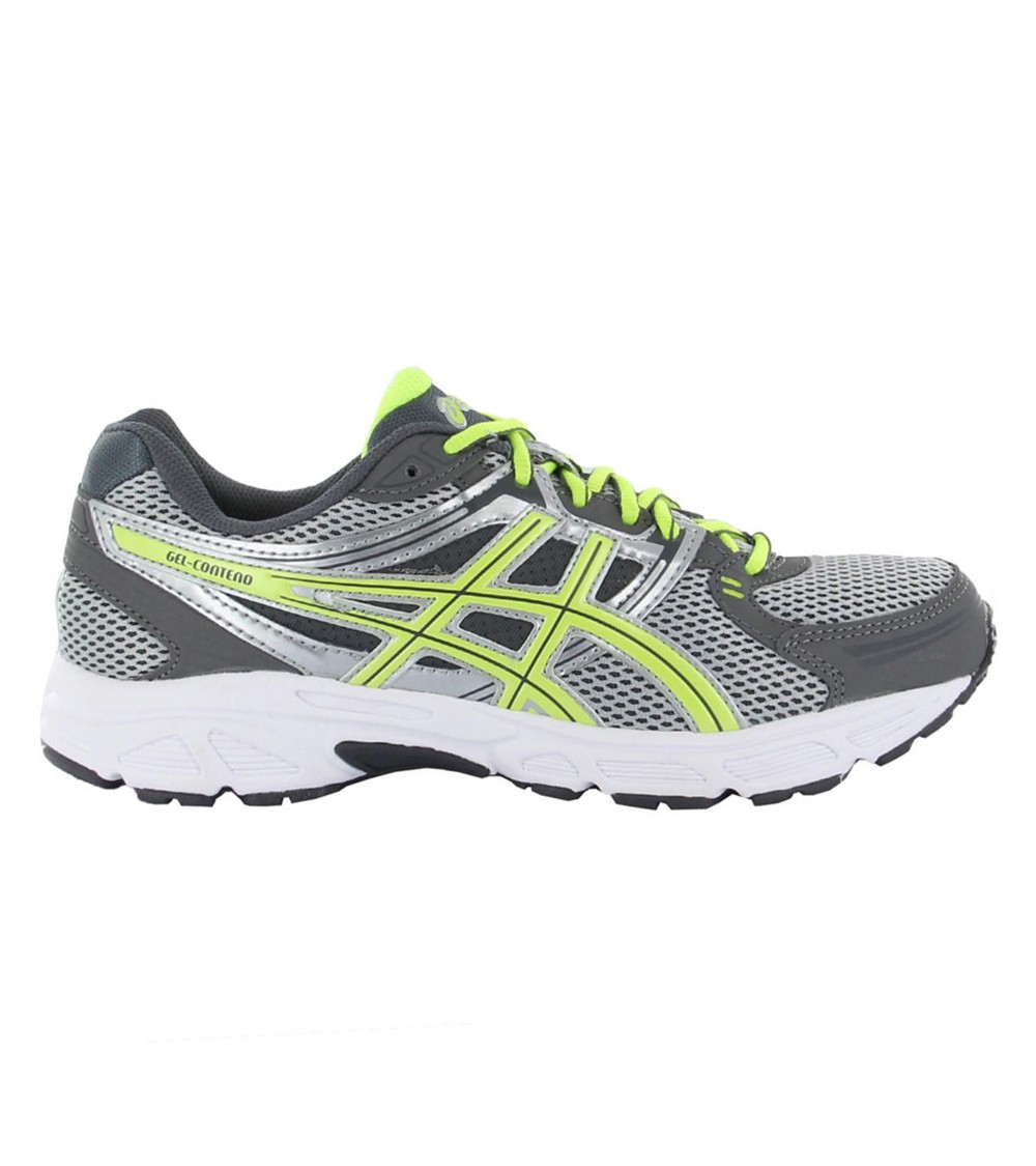 BUTY ASICS GEL CONTEND szaro/limonkowe T2F4N-7912