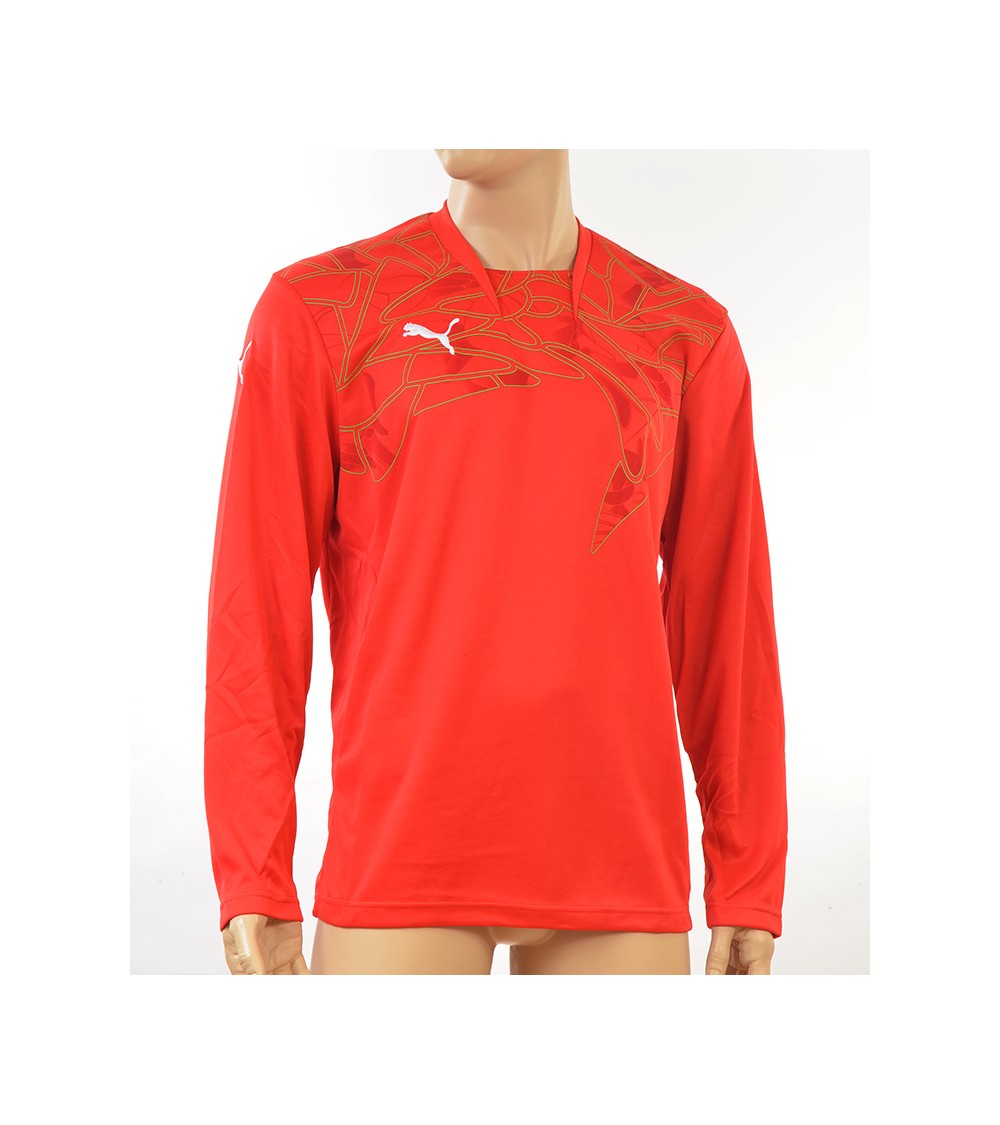 BLUZA BRAMKARSKA PUMA GRAPHIC GK czerwona  /700399 03