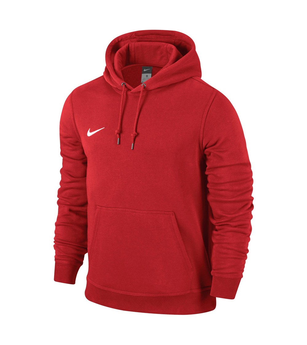 Bluza męska Nike Team Club Hoody czerwona 658498 657