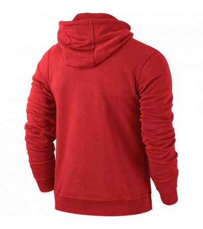 Bluza męska Nike Team Club Hoody czerwona 658498 657