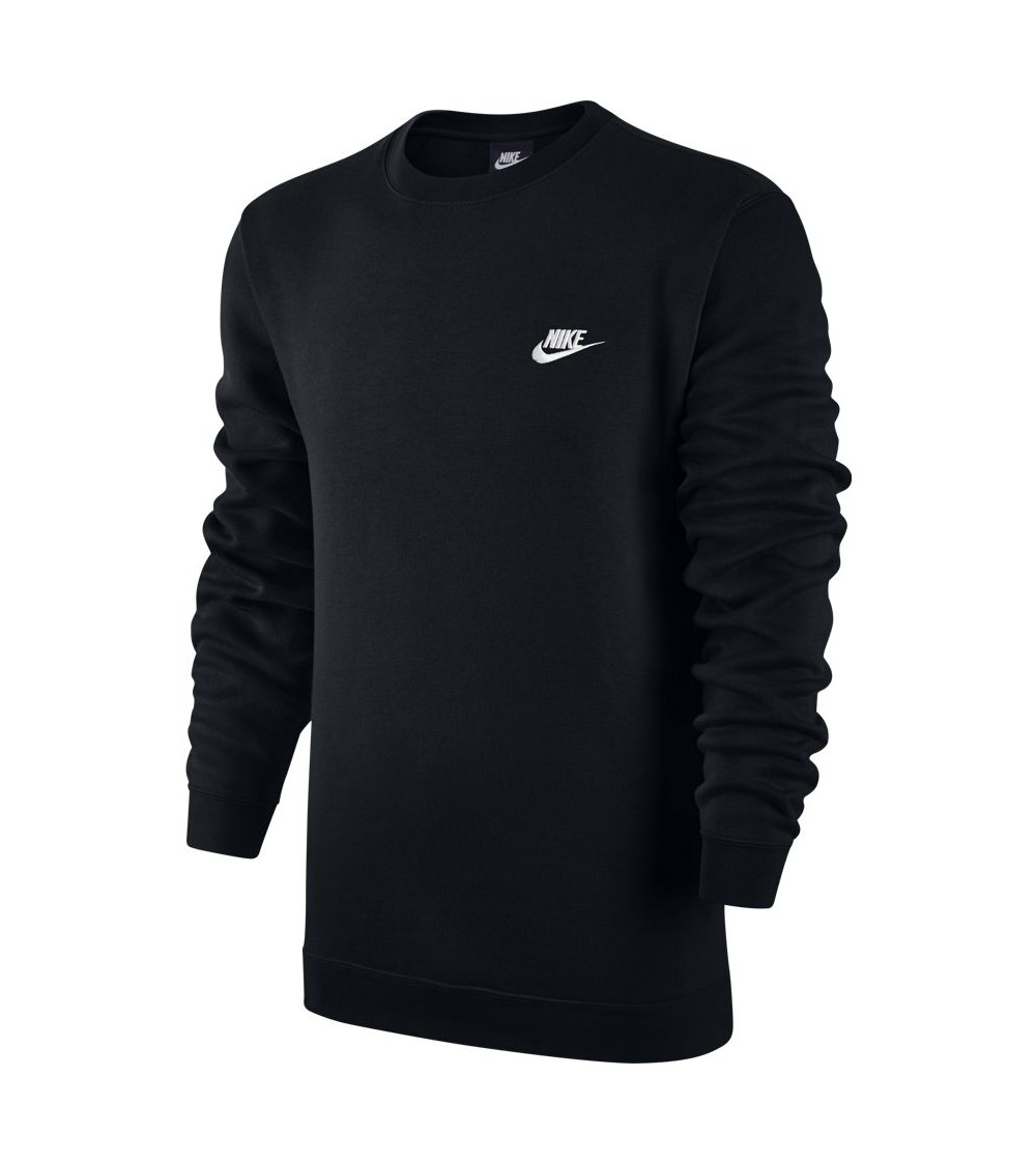 Bluza męska  Nike M NSW Crew FLC Club czarna 804340 010