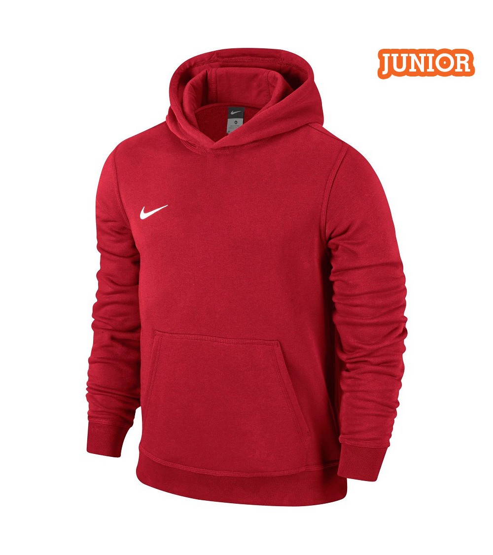 Bluza dla dzieci Nike Team Club Hoody czerwona 658500 657