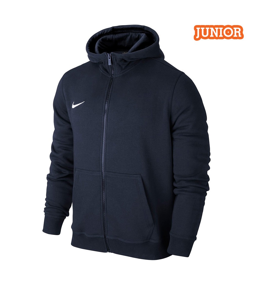 Bluza dla dzieci Nike Team Club FZ Hoody granatowa 658499 451