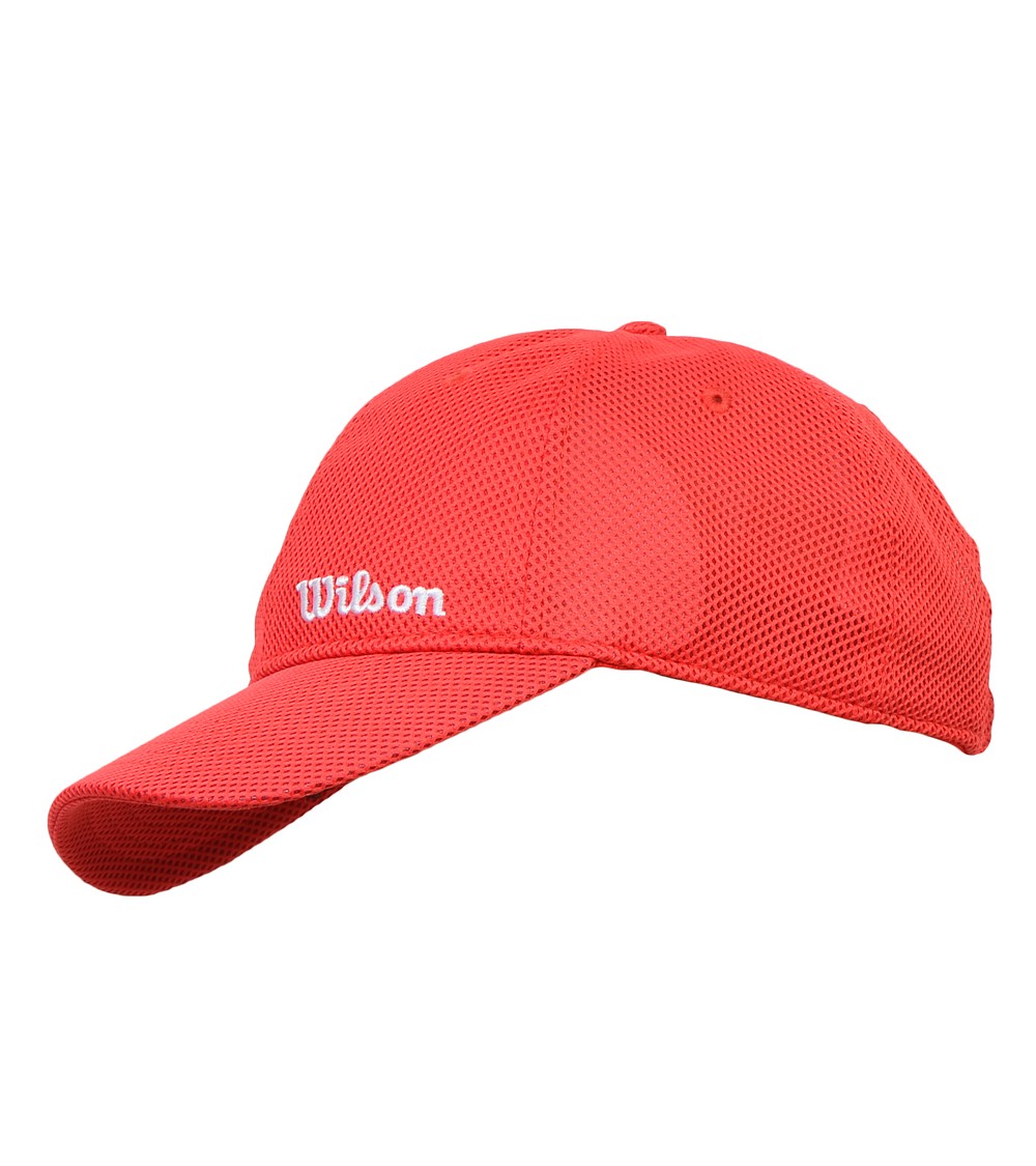 CZAPKA Z DASZKIEM WILSON SUMMER CAP czerwony /WRA500019