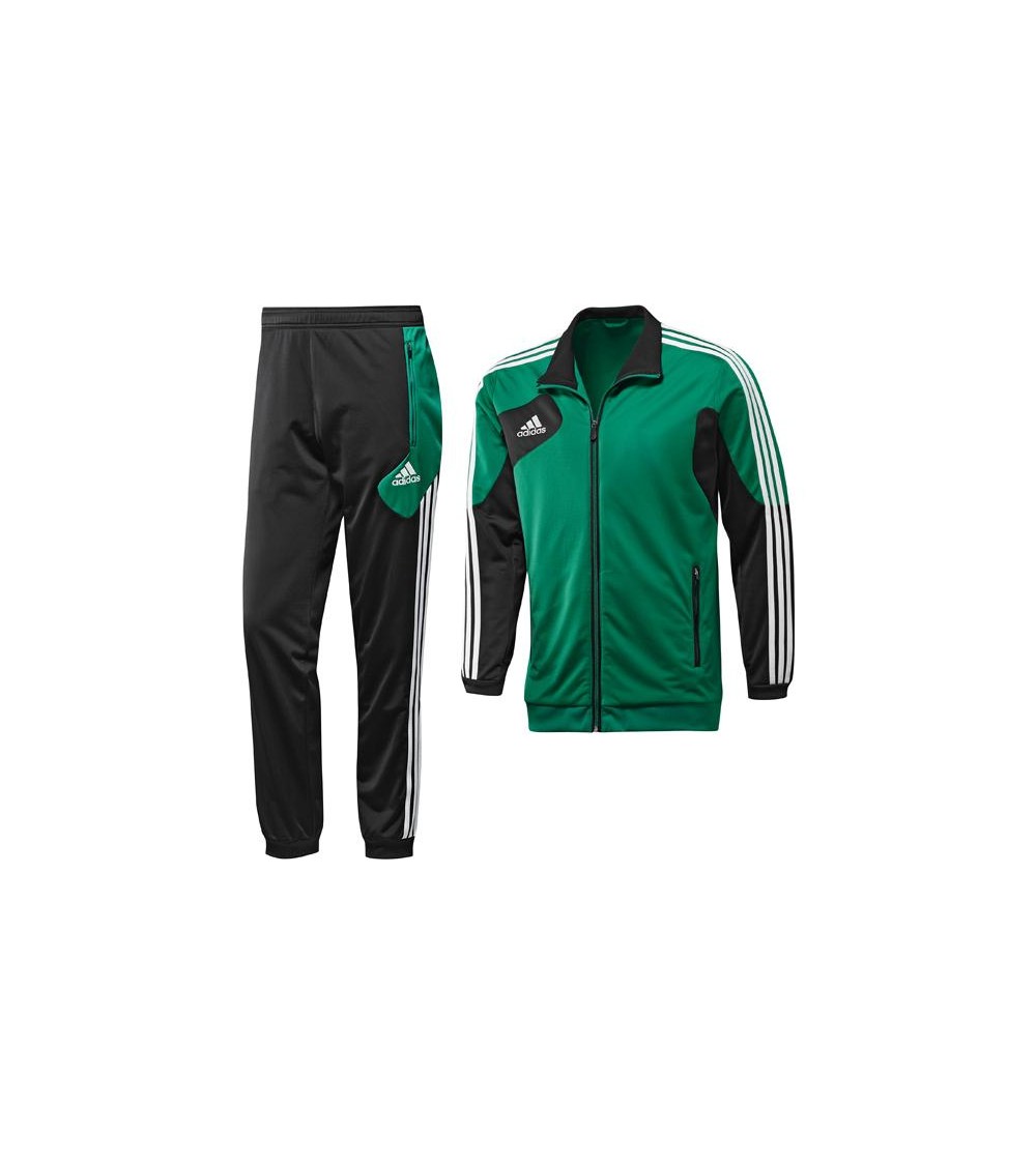 DRES ADIDAS CONDIVO 12 PRESENTATION SUIT zielono/czarny /X18167 roz. 152cm