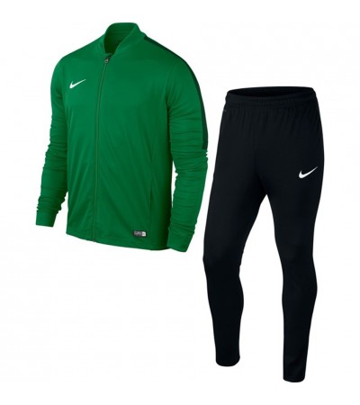 Dres dla dzieci Nike Academy 16 Knit Tracksuit JUNIOR zielono-czarny 808760 302