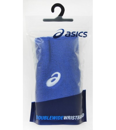 FROTKA NA RĘKĘ ASICS DOUBLE WRISTBAND UNI niebieska /2szt/ 592522 8107