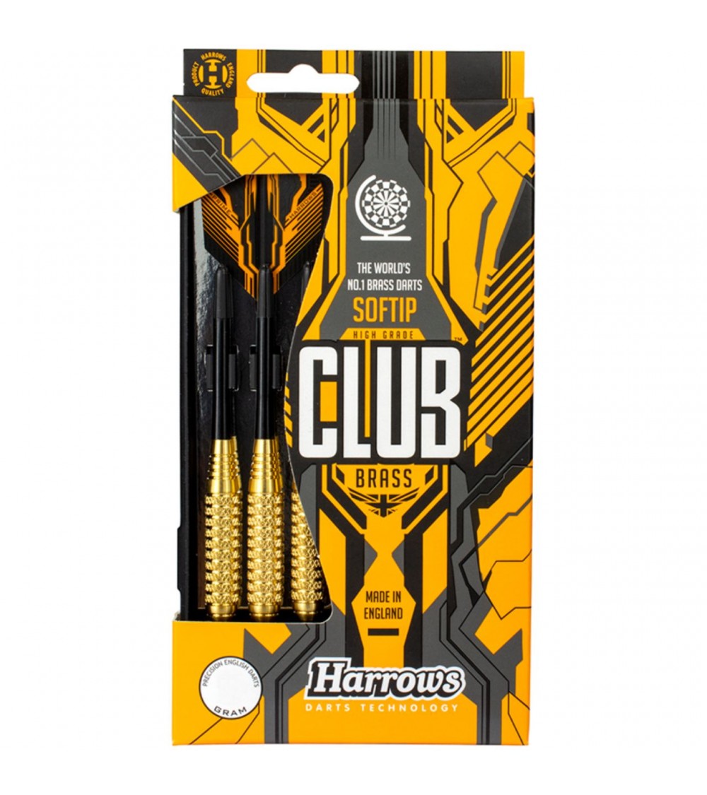 Harrows rzutki Softip Club Brass 16g