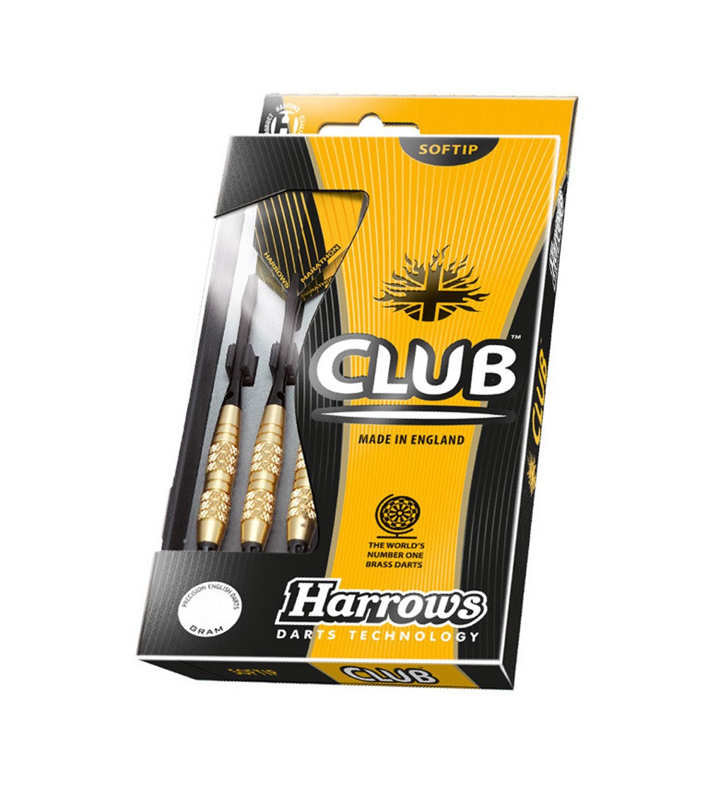 Harrows rzutki Softip Club Brass 18g