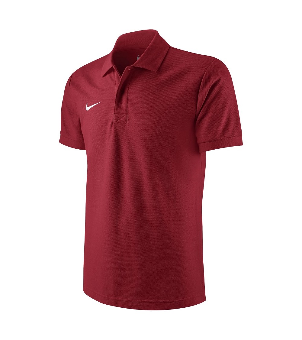 Koszulka męska Nike Team Core Polo czerwona 454800 657