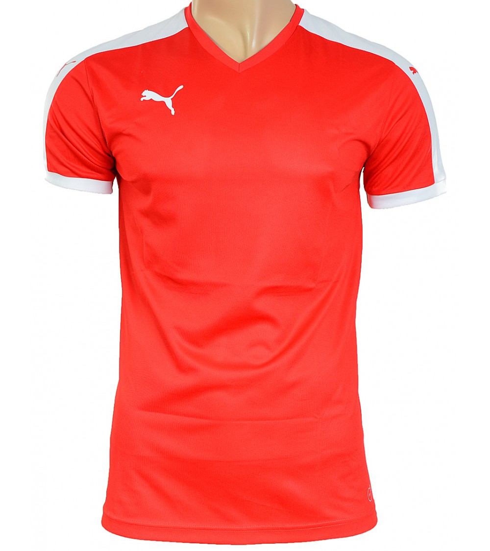 KOSZULKA PUMA PITCH SHORTSLEEVED SHIRT czerwona  702070 01