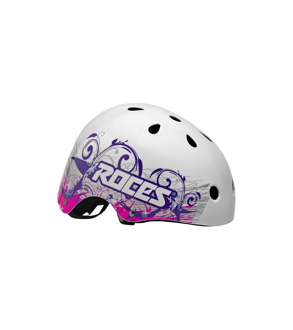 Kask Roces Tatto Aggressive biało fioletowy 301418 01