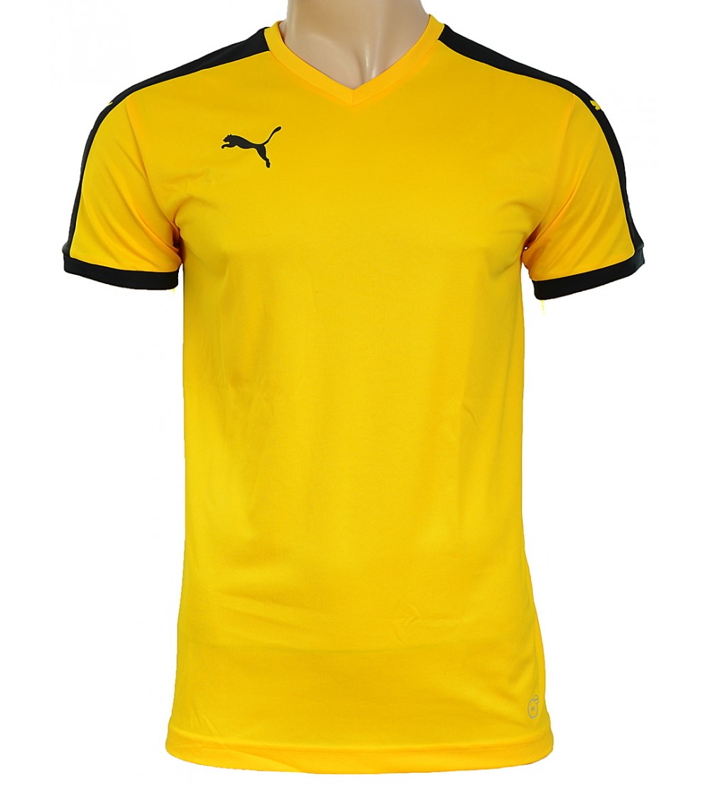 KOSZULKA PUMA PITCH SHORTSLEEVED SHIRT żółta /702070 07