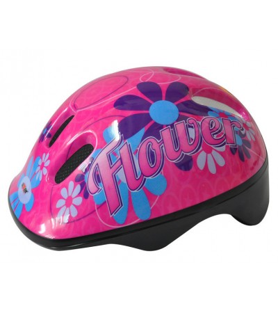 KASK ROWEROWY AXER HAPPY FLOWER PINK