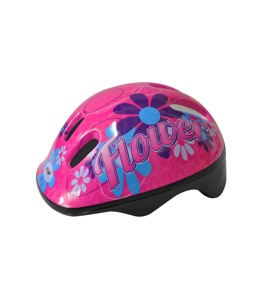 KASK ROWEROWY AXER HAPPY FLOWER PINK