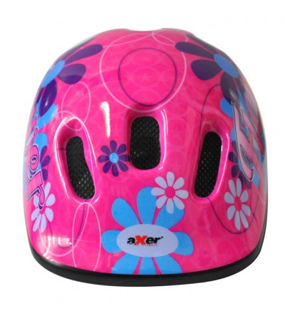 KASK ROWEROWY AXER HAPPY FLOWER PINK