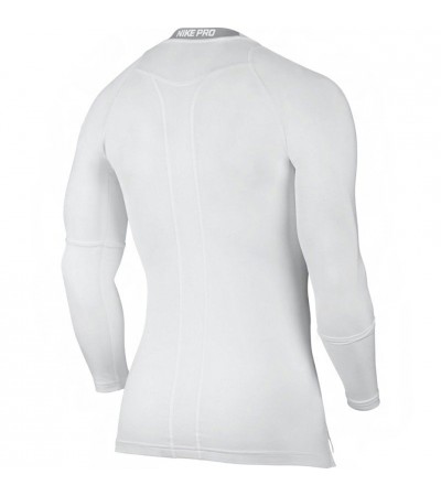 Koszulka męska Nike Pro Cool Compression LS Top biała 703088 100