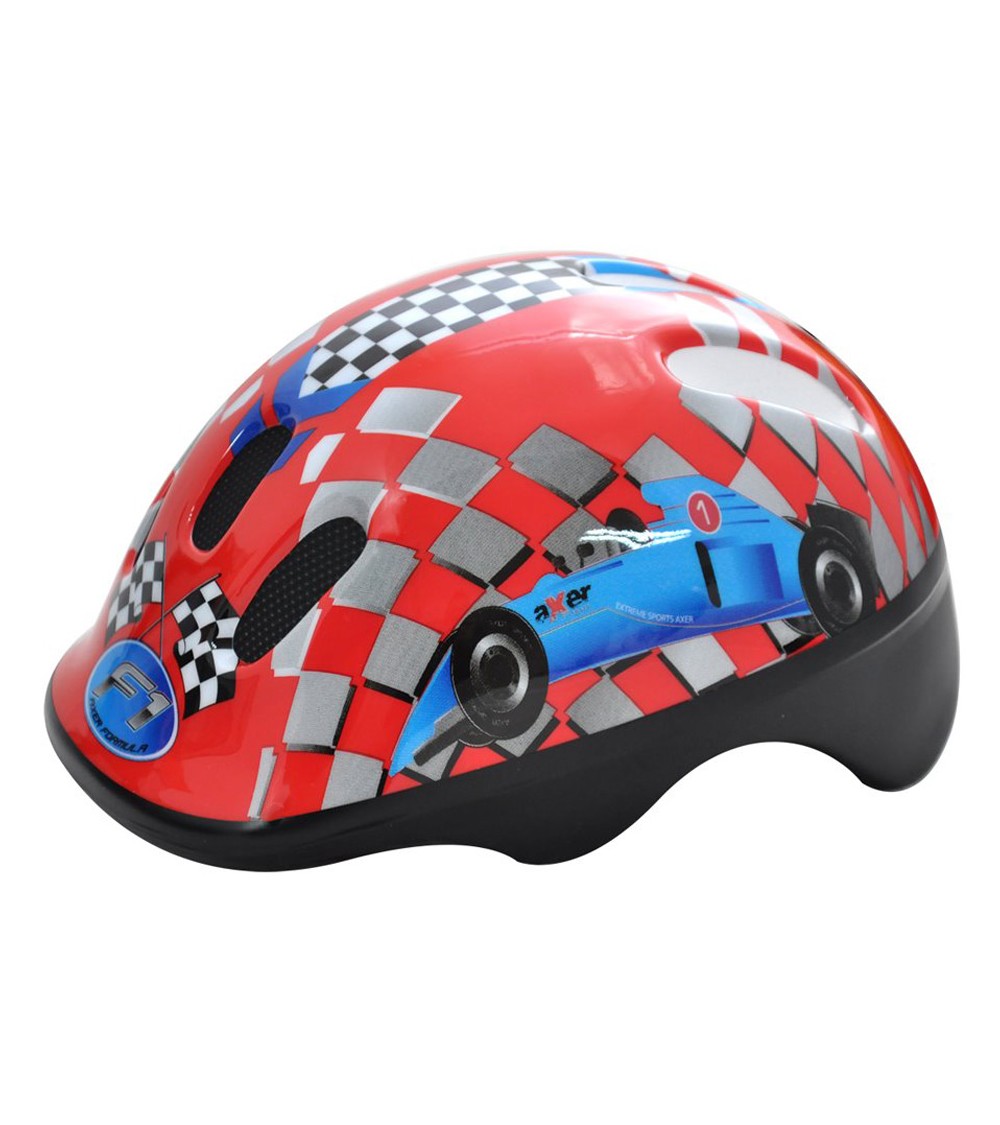 KASK ROWEROWY AXER HAPPY FORMUŁA /A0288