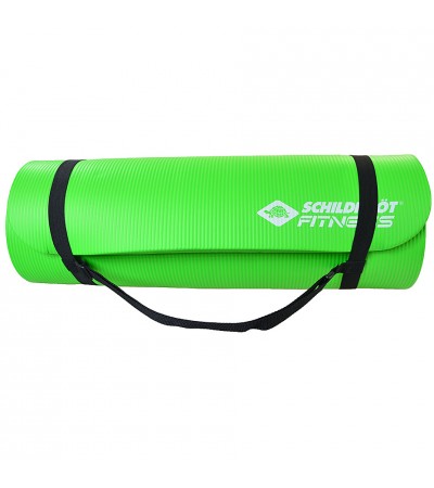 Mata do ćwiczeń Schildkrot Fitness Mat 160x61x1,5 zielona 960051