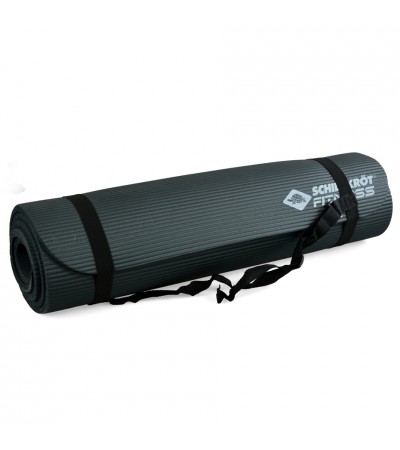 Mata do ćwiczeń Schildkrot Fitness Mat czarna 180x61x1 cm 960060