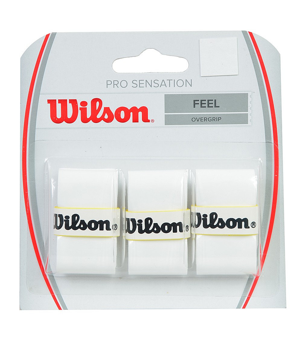 OWIJKA WILSON PRO SENSATION FEEL OVERGRIP biała /3szt/ /WRZ4010WH