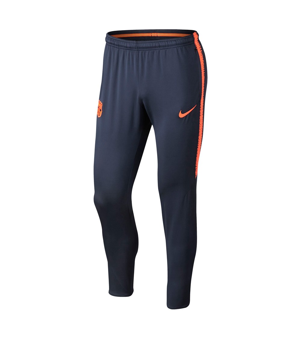 Spodnie męskie Nike FC Barcelona Dry Squad Pant granatowe AA3518 451