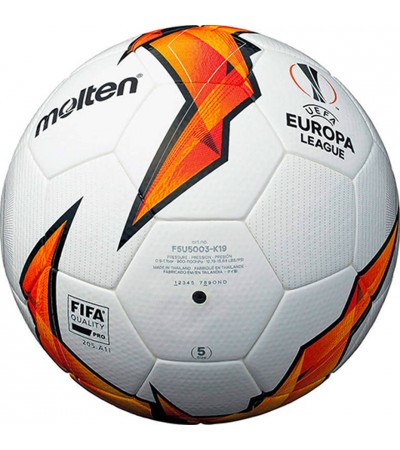 Piłka nożna Molten Official UEFA Europa League F5U5003-K19