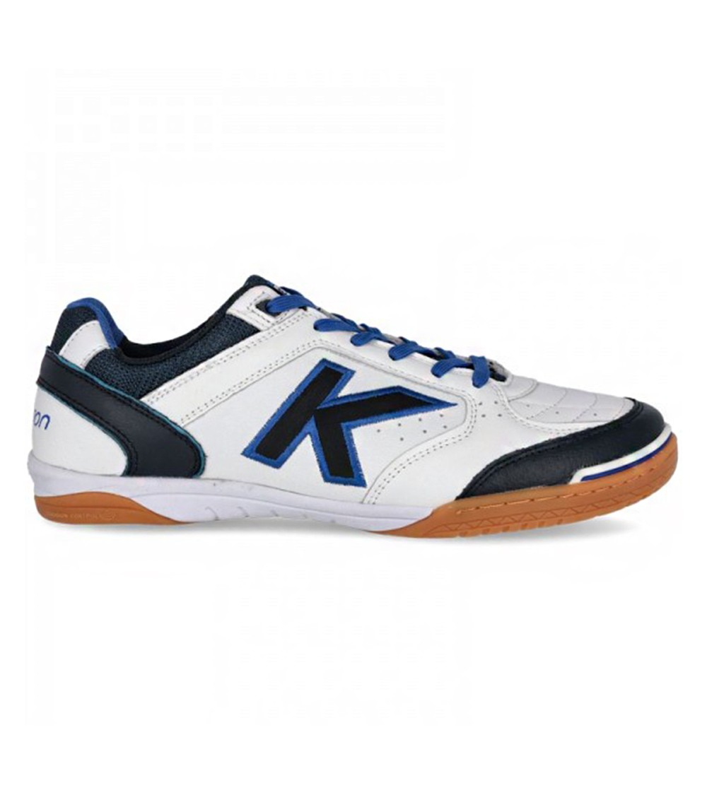 Buty halowe Kelme Precision Elite Indoor biało-granatowe 55866 0172