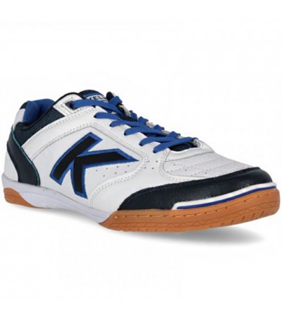 Buty halowe Kelme Precision Elite Indoor biało-granatowe 55866 0172