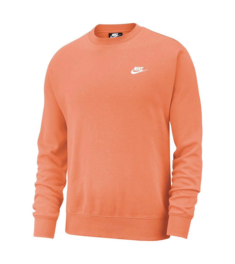 Bluza męska Nike Club Crew BB pomarańczowa BV2662 871