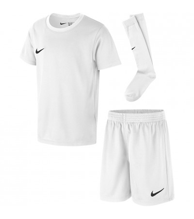 Komplet sportowy dla dzieci Nike DRY Park Kit Set biały CD2244 100