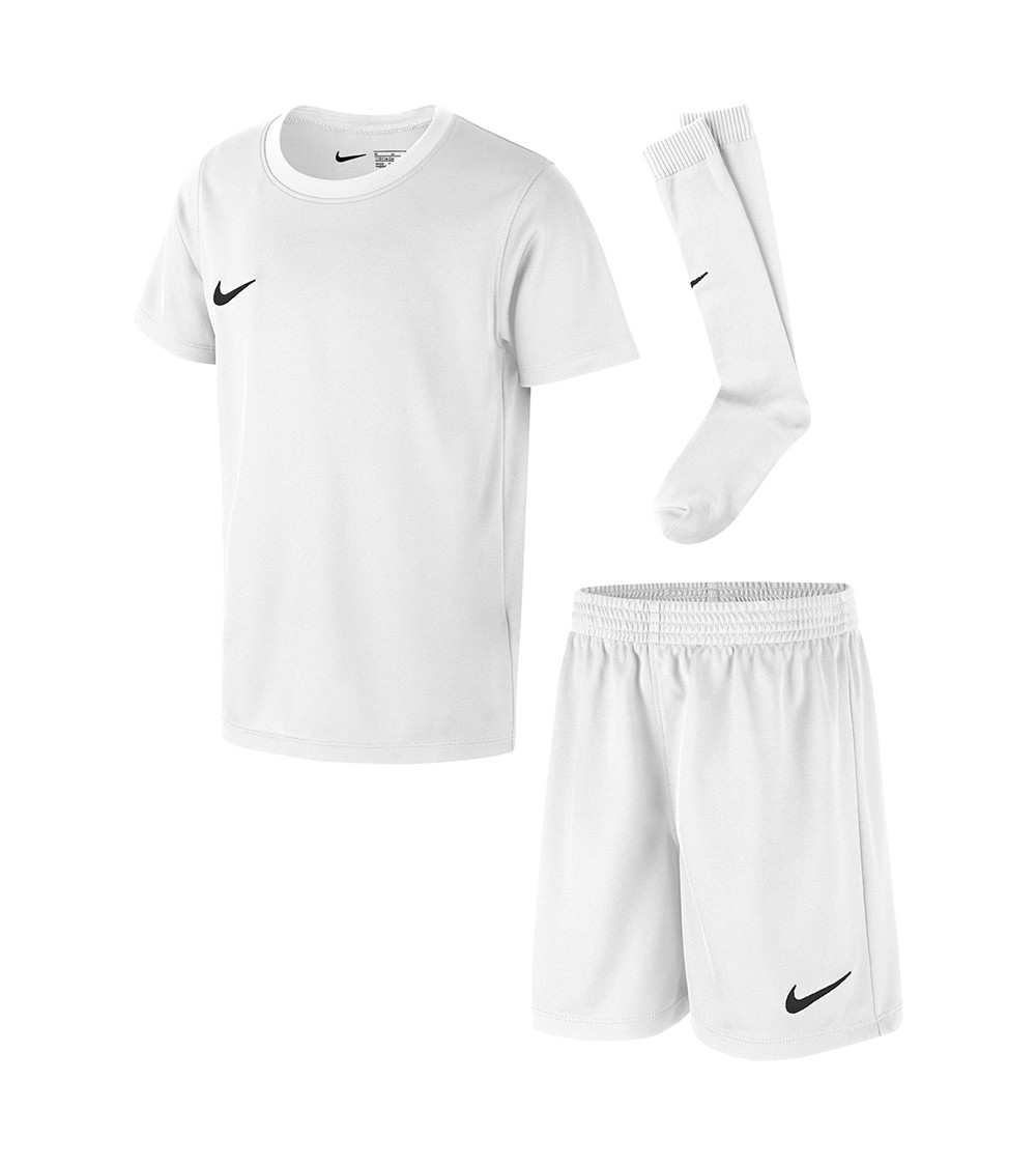 Komplet sportowy dla dzieci Nike DRY Park Kit Set biały CD2244 100