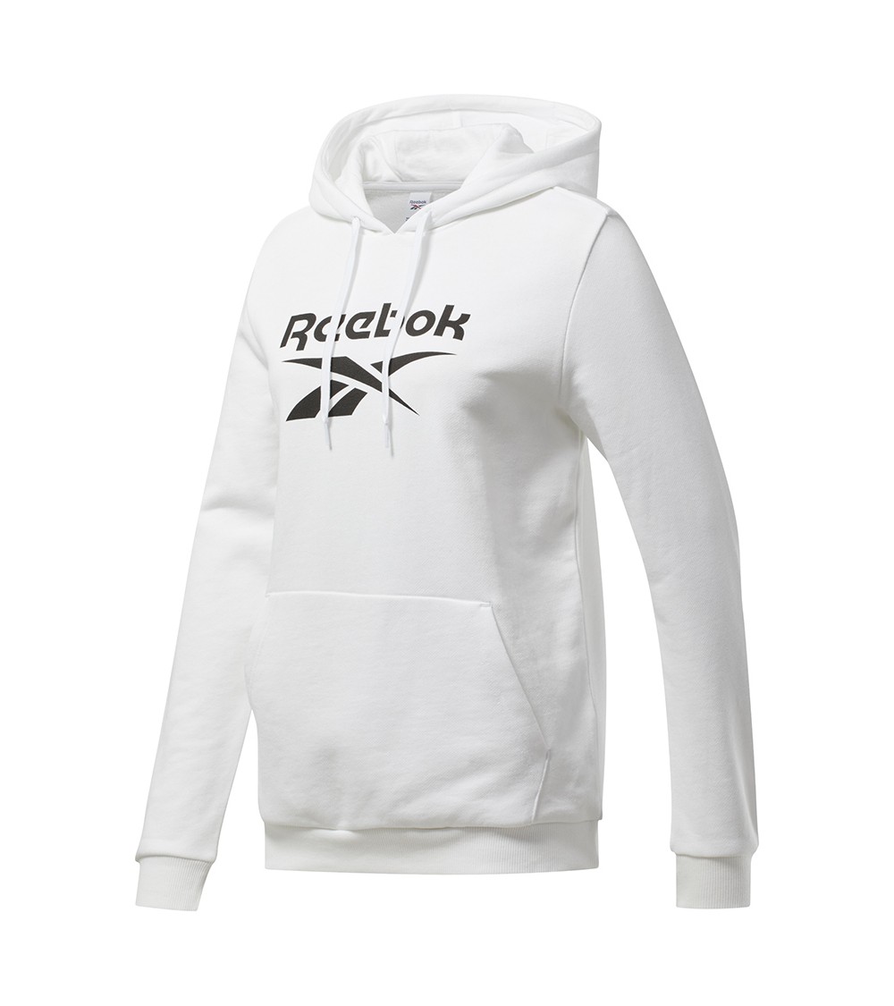 Bluza damska Reebok CL Big Logo Hoodie biała FT8186