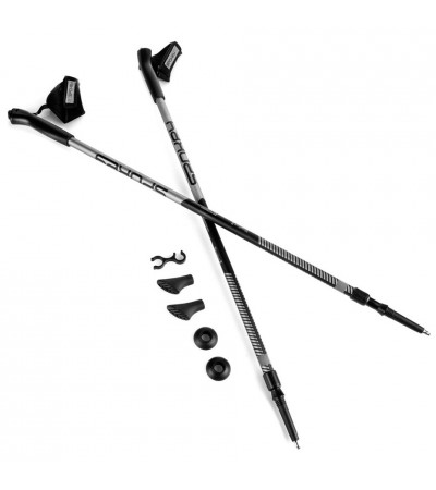 Kijki do Nordic Walking Spokey Meadow II szaro-czarne 927836