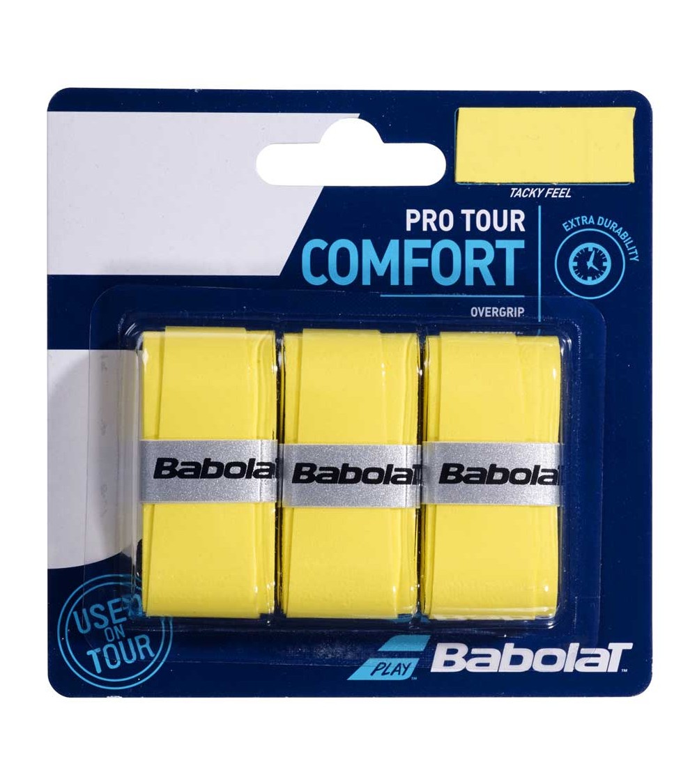 Owijka Babolat Pro Tour X3 żółte 3 szt. 138759