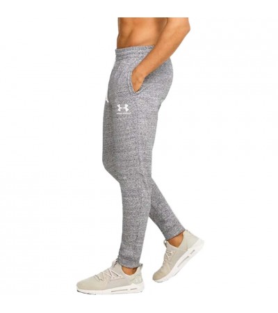 Spodnie męskie Under Armour Sportstyle Terry Jogger szary melanż 1329289 112