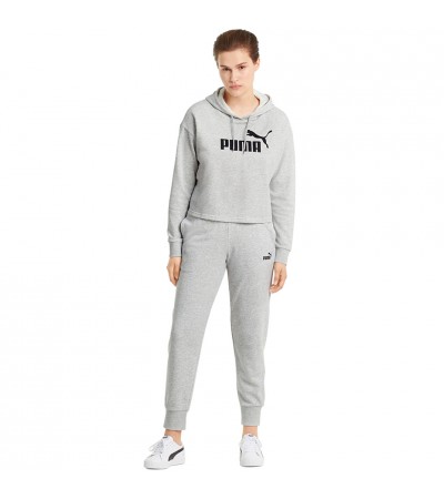 Spodnie damskie Puma ESS Sweatpants TR szare 586842 04