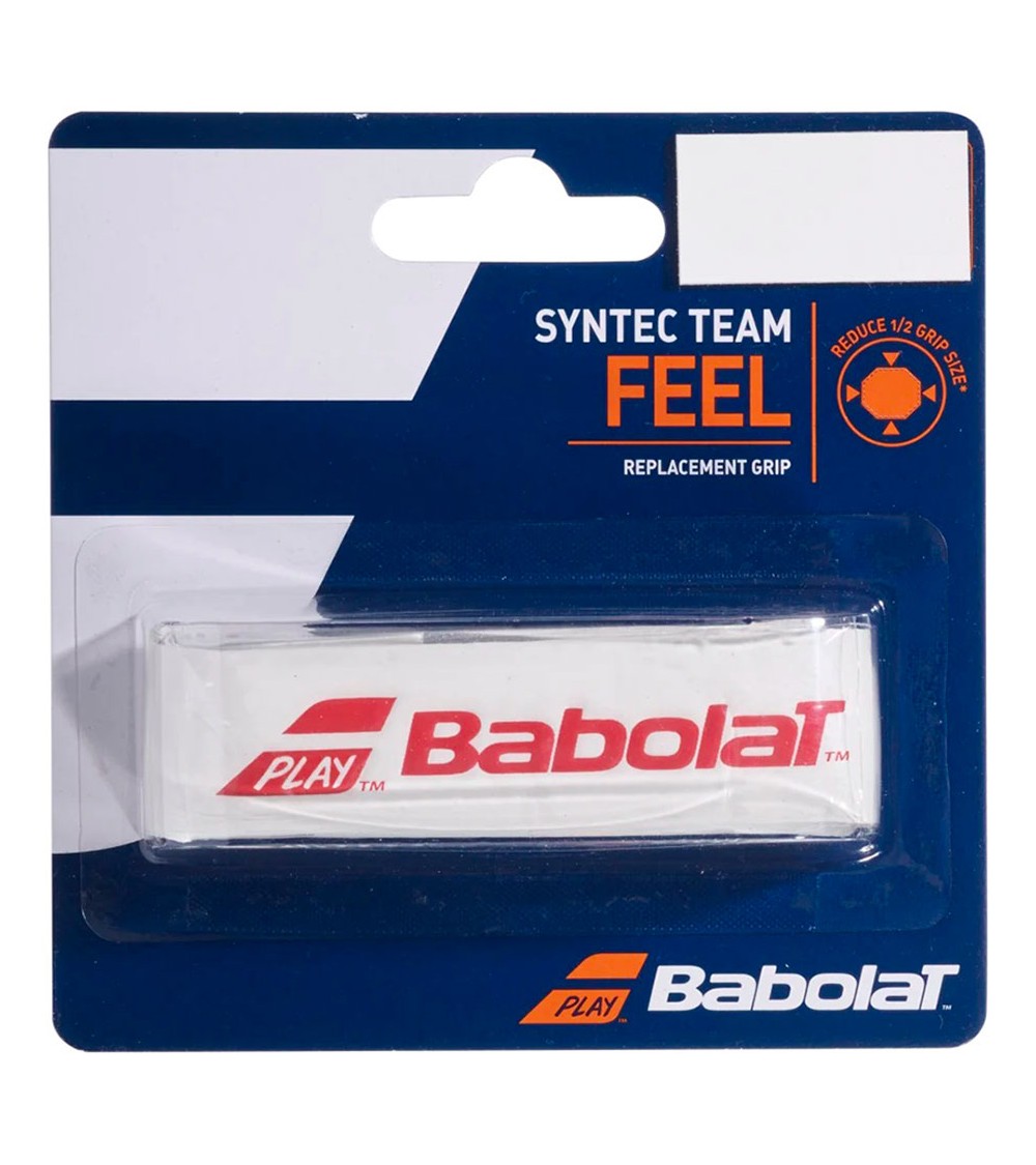 Owijka Babolat Syntec Team Feel biało-czerwona 670065 149