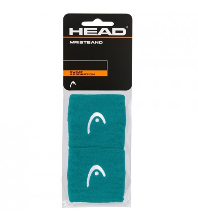 Frotki na rękę Head Wristband turkusowy 285050