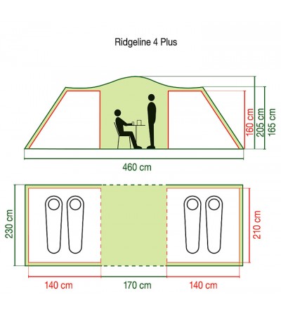 Namiot Coleman Ridgeline 4 Plus