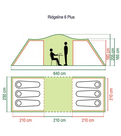 Namiot Coleman Ridgeline 6 Plus