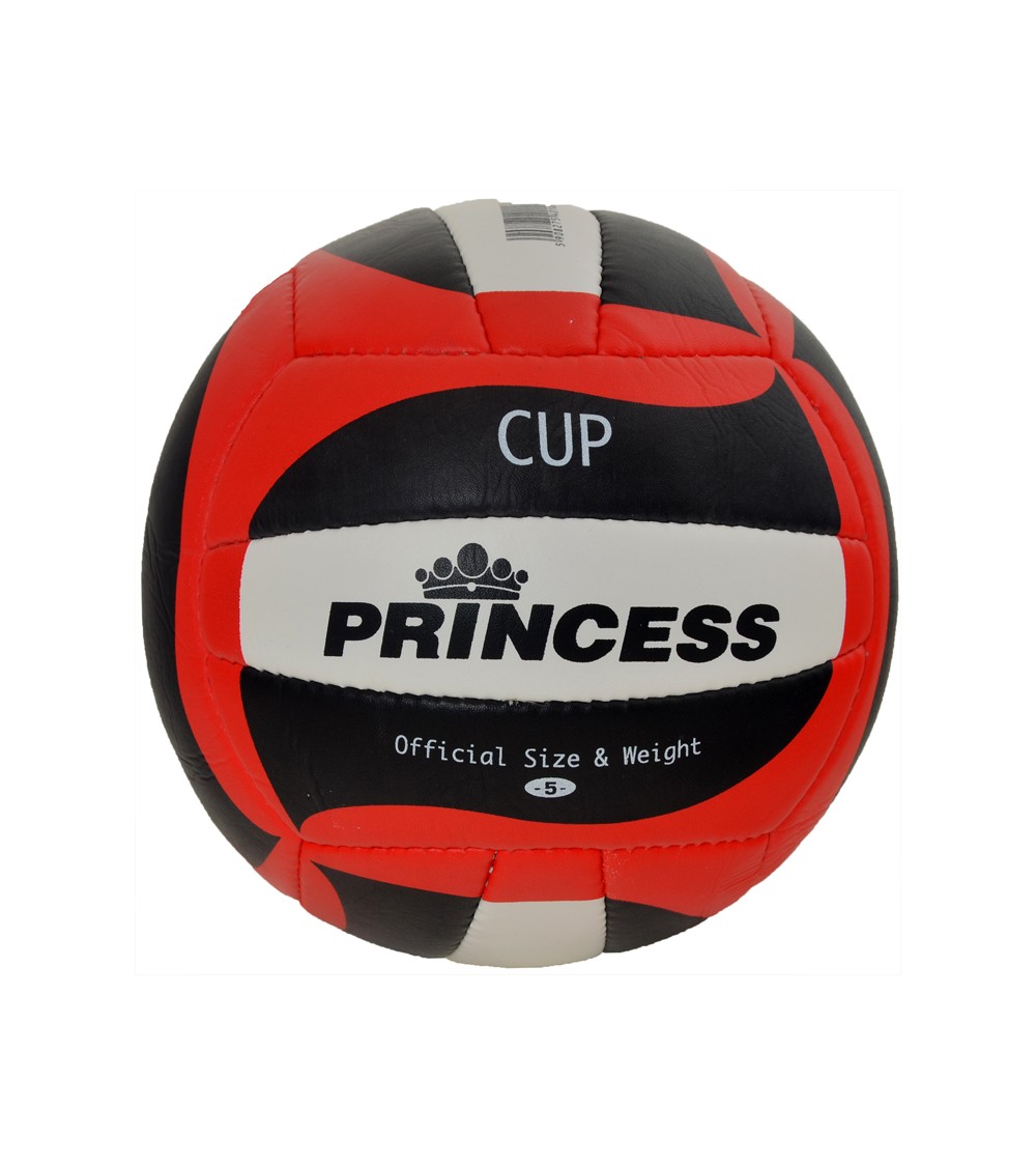 Piłka siatkowa plażowa Princess Star Cup czerwono/czarna